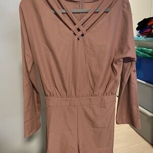 FAVLUX Terracotta Crisscross Jumpsuit